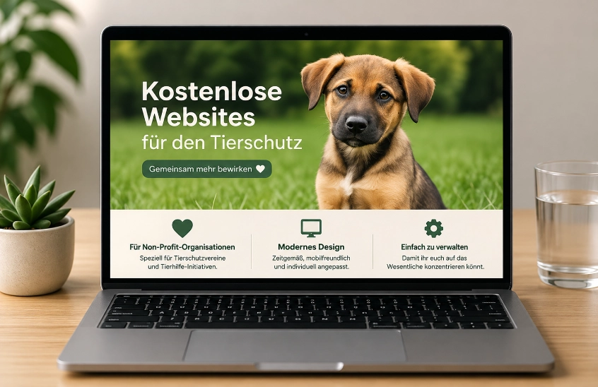 Kostenlose Websites für Tierschutzvereine von Animal Support Austria